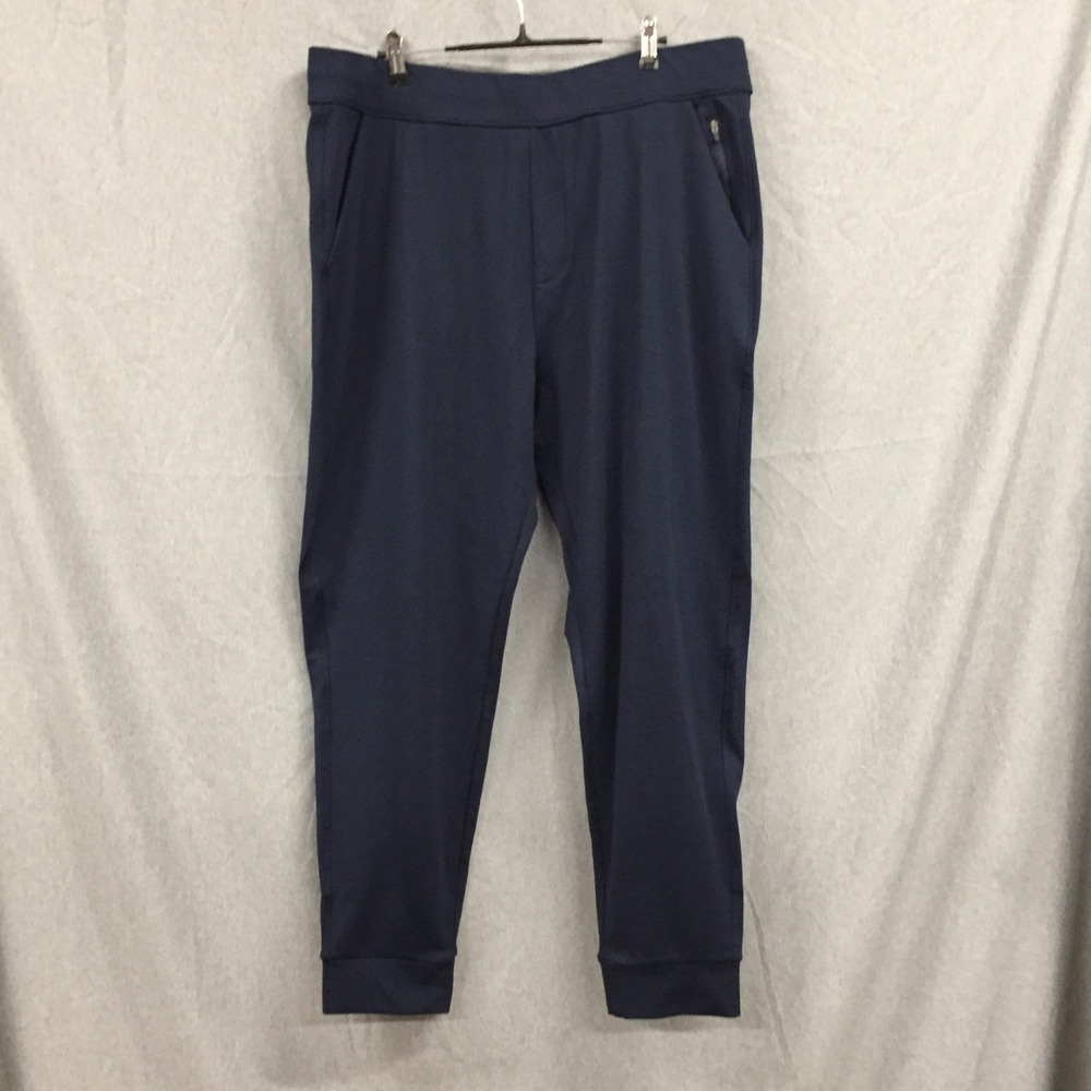 32 Degrees Heat‎ Mens XL Navy Blue Jogger Pants Sweatpants Stretch Drawstring